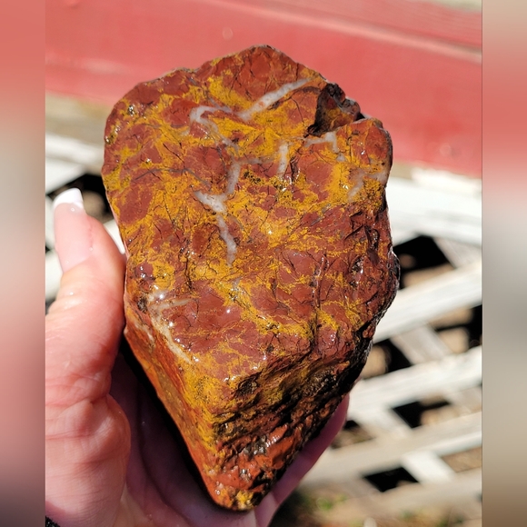 Natural Rough Jasper Stone - Picture 5 of 8